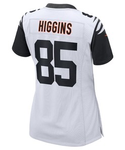 Tee Higgins 85 Cincinnati Bengals Women's Alternate Game Jersey - White