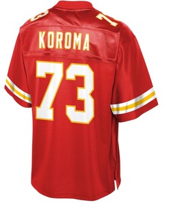 Tejan Koroma Kansas City Chiefs Nfl Pro Line Player Jersey - Red