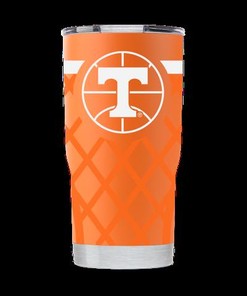 Tennessee Orange Basketball Tumbler - Great for Tennessee Titans Fans