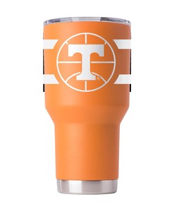 Tennessee Orange Basketball Tumbler - Great for Tennessee Titans Fans