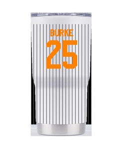 Tennessee Pinstripe NIL Baseball Tumbler - Blake Burke Edition