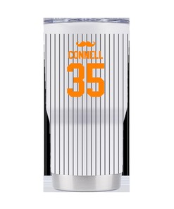 Tennessee Pinstripe NIL Baseball Tumbler - Kirby Connell Edition