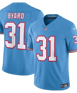 Tennessee Titans #31 Kevin Byard Oilers Throwback Vapor Fuse Limited Jersey - Light Blue