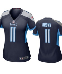 Tennessee Titans A.j. Brown 2019 Nfl Draft Navy Game Womens Jersey