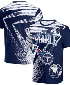 Tennessee Titans All Over Print T-Shirt - Navy