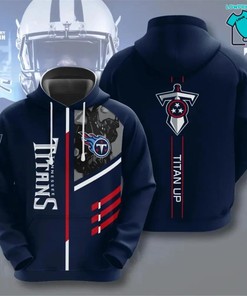Tennessee Titans American Football Gifts 3 Lines 3D Hoodie