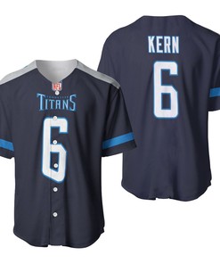 Tennessee Titans Brett Kern #6 Great Player Nfl American Football Team New Game Navy 2019 3d Designed Allover Gift For Titans Fans Baseball Jersey