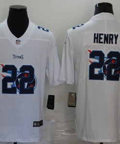 Tennessee Titans Derrick Henry #22 Nfl 2020 White Jersey