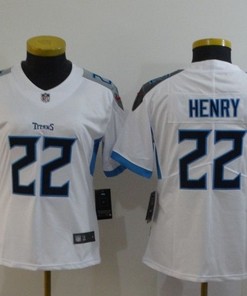 Tennessee Titans Derrick Henry #22 Nfl 2020 White Womens Jersey