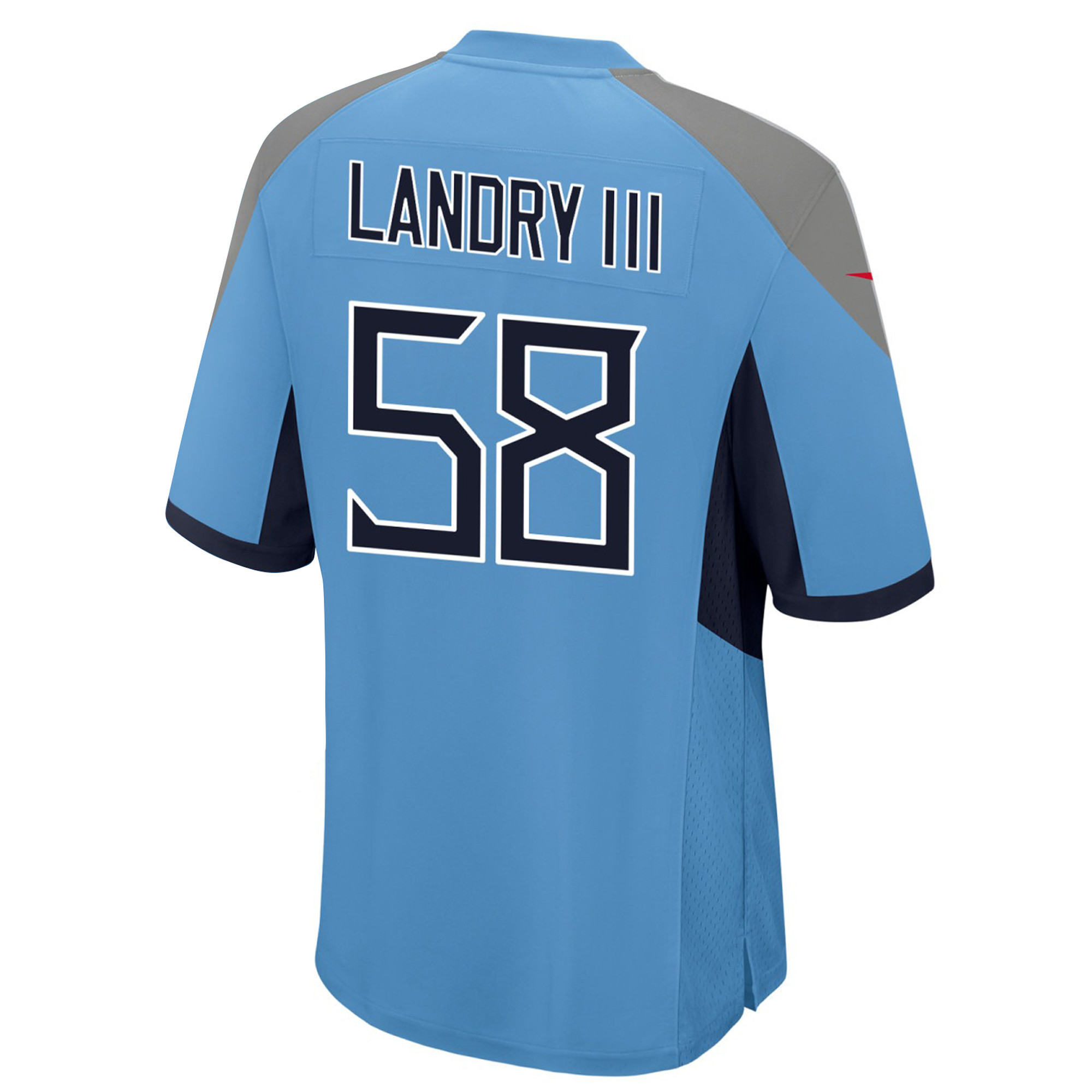 Tennessee Titans Harold Landry 58 Alternate Game Jersey - Light Blue Jersey