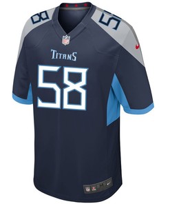 Tennessee Titans Harold Landry 58 Game Jersey - Navy Jersey