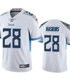 Tennessee Titans Hassan Haskins 28 White Vapor Limited Jersey