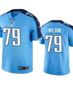 Tennessee Titans Isaiah Wilson Light Blue 2020 Nfl Draft Vapor Limited Jersey