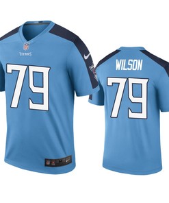 Tennessee Titans Isaiah Wilson Light Blue Color Rush Legend Jersey - Mens