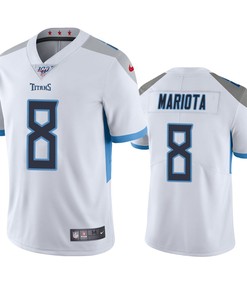 Tennessee Titans Marcus Mariota White 100th Season Vapor Limited Jersey