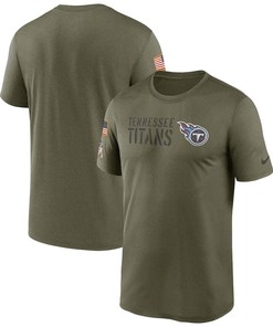 Tennessee Titans Men 2022 Salute to Service Legend Team T-Shirt - Olive
