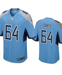 Tennessee Titans Nate Davis 2019 Nfl Draft Light Blue Game Jersey