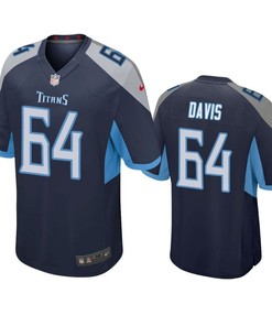Tennessee Titans Nate Davis 2019 Nfl Draft Navy Game Jersey