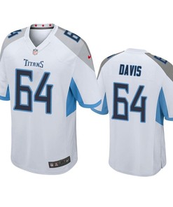 Tennessee Titans Nate Davis 2019 Nfl Draft White Game Jersey