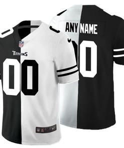 Tennessee Titans Nfl 2020personalized Custom Black And White Custom Jersey