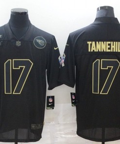 Tennessee Titans Ryan Tannehill #17 Nfl 2020 Black Jersey