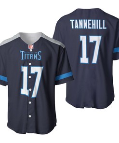 Tennessee Titans Ryan Tannehill #17 Nfl America Football Team Logo New Game Navy 2019 3d Designed Allover Gift For Titans Fans Baseball Jersey