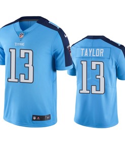 Tennessee Titans Taywan Taylor Light Blue Nike Color Rush Limited Jersey