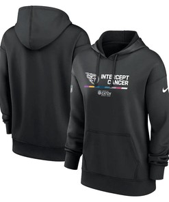 Tennessee Titans Women's 2022 NFL Crucial Catch Therma Performance Pullover Hoodie - Black