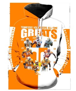 Tennessee Volunteers All Time Greats Signature 3D Hoodie Tennessee Volunteers Fans Gift