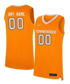 Tennessee Volunteers Elite Basketball Men Custom Jersey - Orange