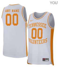 Tennessee Volunteers Elite Retro Basketball Youth Custom Jersey White