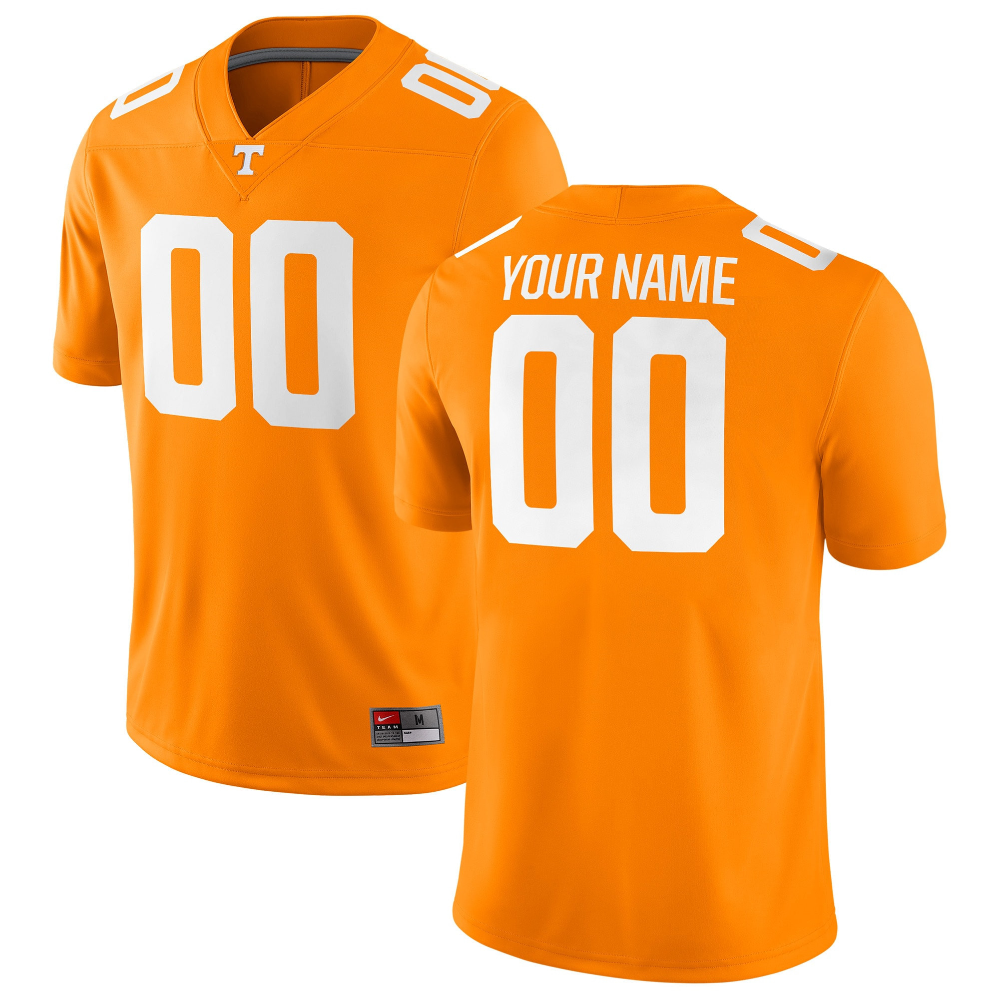 Tennessee Volunteers Football Custom Game Jersey - Tennessee Orange Custom Jerseys Ncaa