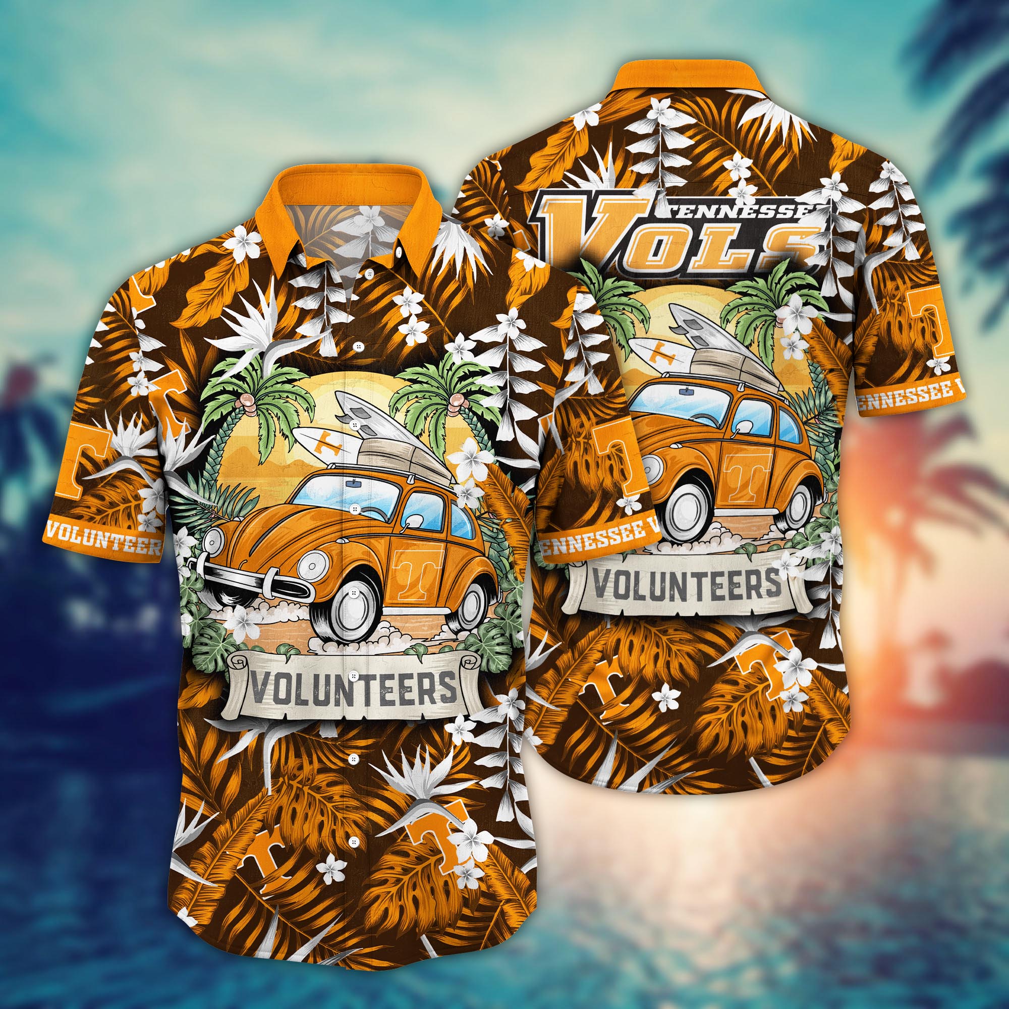 Tennessee Volunteers NCAA Flower Hawaii Shirt For Fans Ver 1