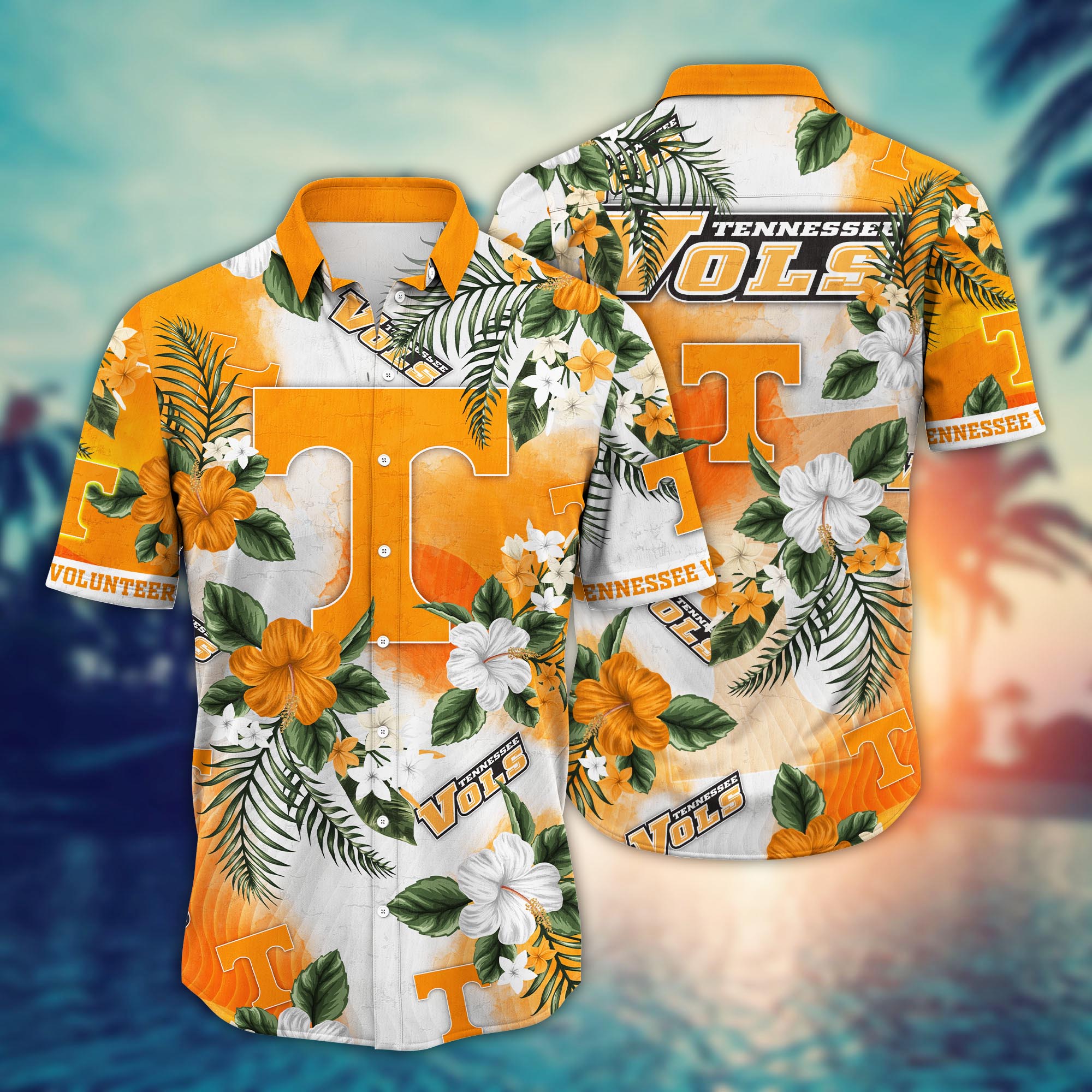 Tennessee Volunteers NCAA Flower Hawaii Shirt For Fans Ver 29