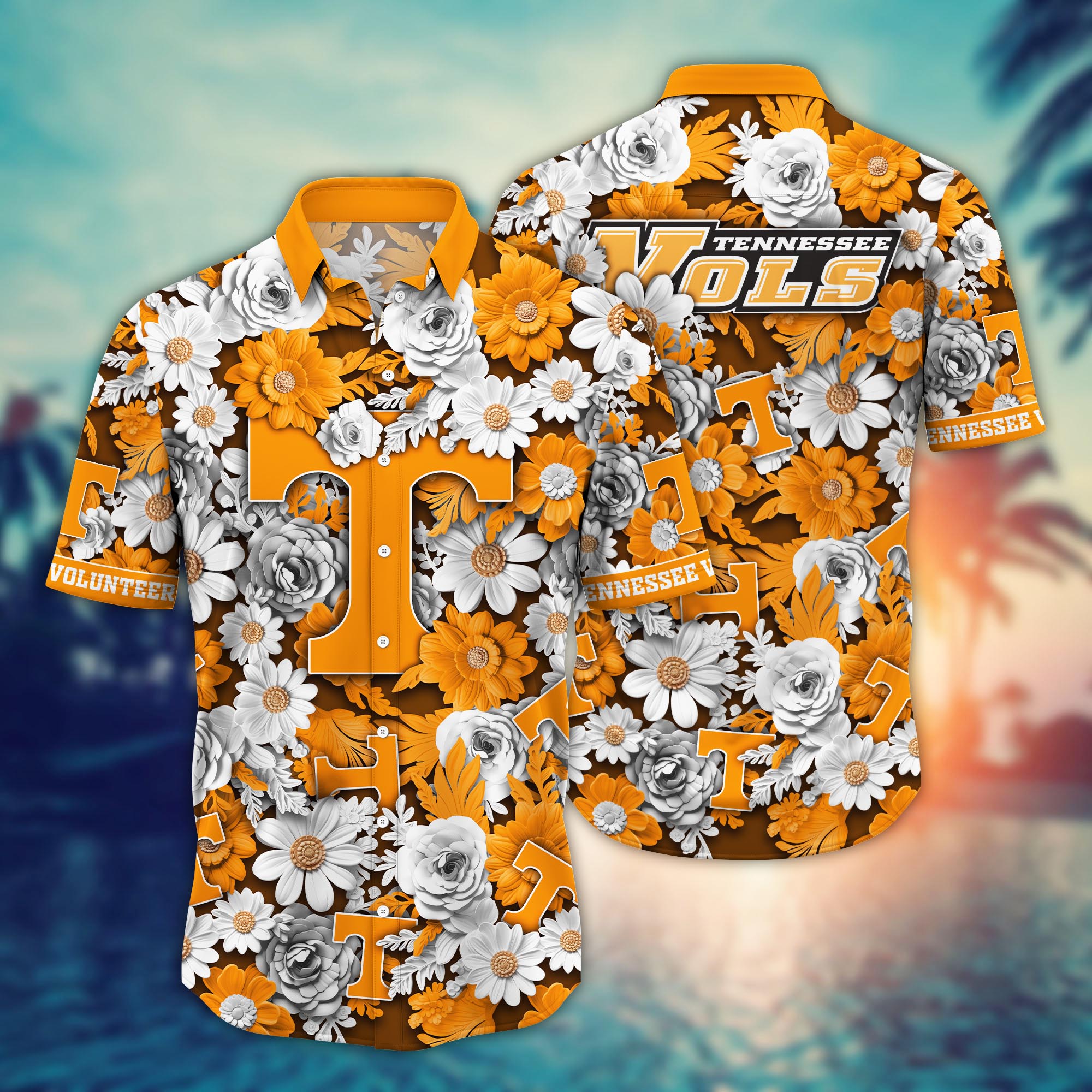 Tennessee Volunteers NCAA Flower Hawaii Shirt For Fans Ver 3