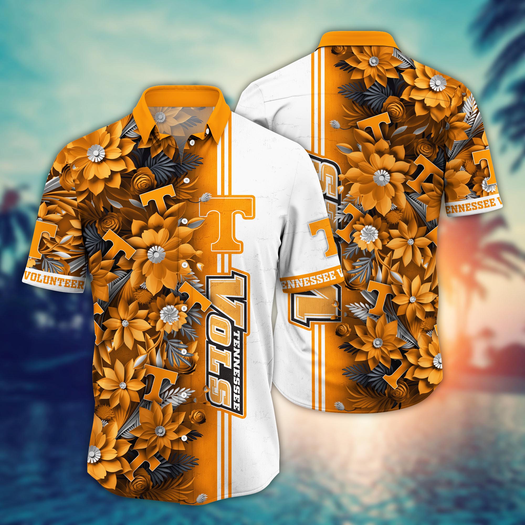 Tennessee Volunteers NCAA Flower Hawaii Shirt For Fans Ver 4