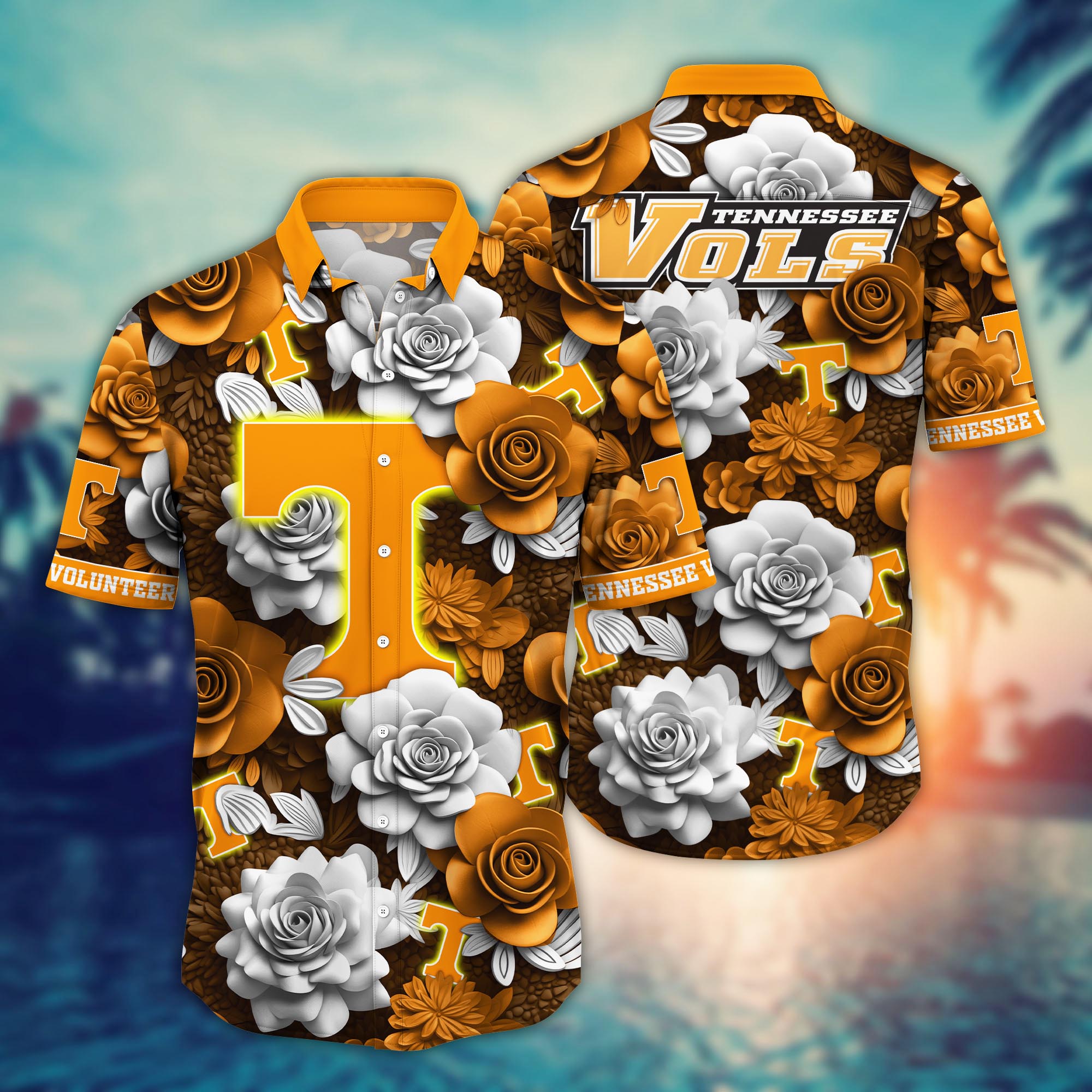 Tennessee Volunteers NCAA Flower Hawaii Shirt For Fans Ver 5