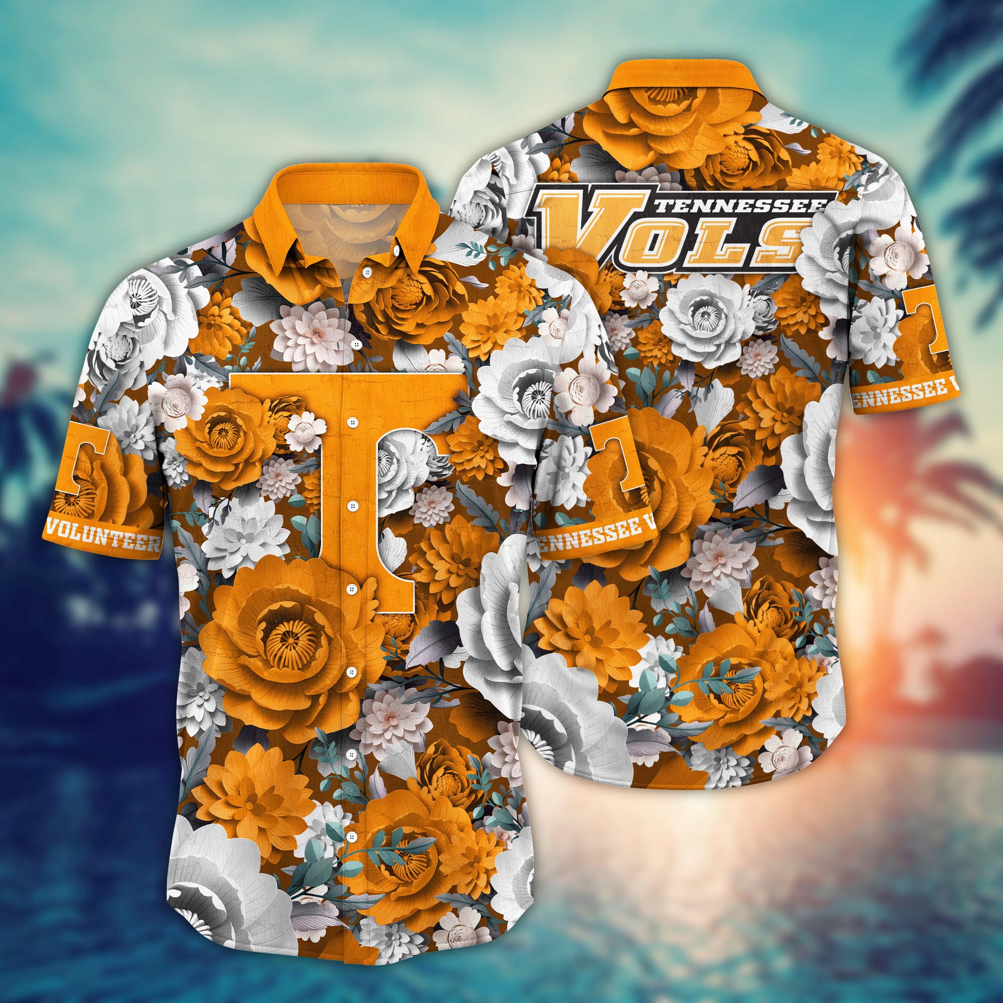 Tennessee Volunteers NCAA Flower Hawaii Shirt For Fans Ver 8