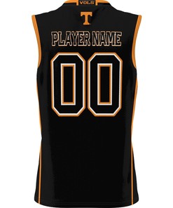 Tennessee Volunteers NIL Men Basketball Custom Jersey - Black