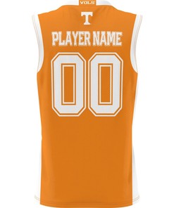 Tennessee Volunteers NIL Men Basketball Custom Jersey - Tennessee Orange