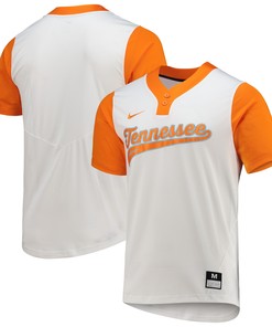 Tennessee Volunteers Unisex Two-button Replica Softball Jersey - White Ncaa
