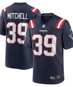 Terrance Mitchell New England Patriots Game Player Jersey - Navy