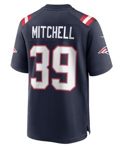 Terrance Mitchell New England Patriots Game Player Jersey - Navy