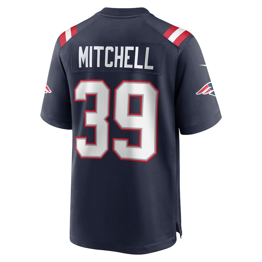 Terrance Mitchell New England Patriots Game Player Jersey - Navy