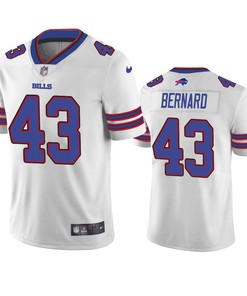 Terrel Bernard 43 Buffalo Bills White Vapor Limited Jersey