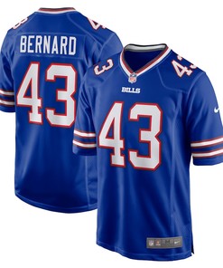 Terrel Bernard Buffalo Bills Game Player Jersey - Royal