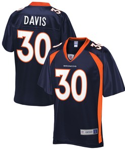 Terrell Davis Denver Broncos Nfl Pro Line Retired Player Jersey - Navy