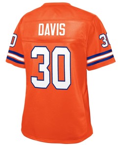 Terrell Davis Denver Broncos Nfl Pro Line Womens Retired Player Jersey - Orange
