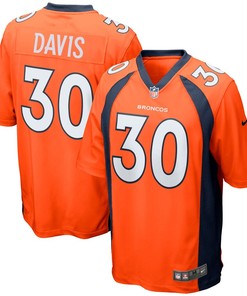 Terrell Davis Denver Broncos Nike Retired Player Game Jersey - Orange