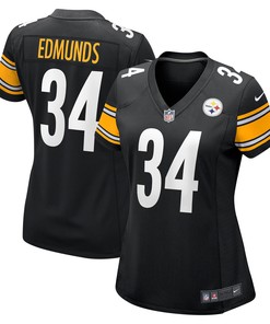 Terrell Edmunds Pittsburgh Steelers Womens Game Jersey - Black Nfl